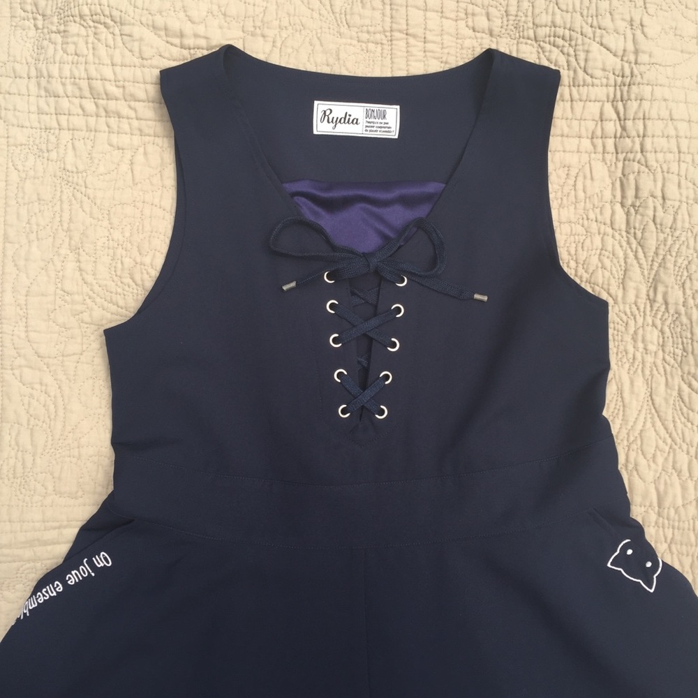 Cat Embroidery Dress